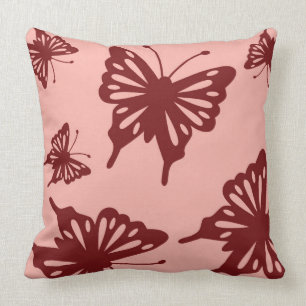 butterfly pattern cushion