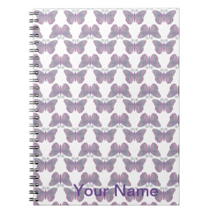 Butterfly Pattern Customisable Notebook