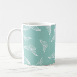 Butterfly pattern digital paper coffee mug