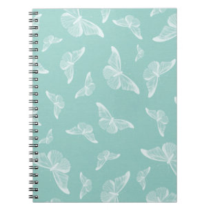 Butterfly pattern digital paper notebook