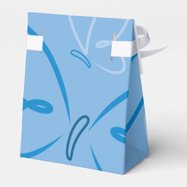 Butterfly pattern favour box (Back Side)