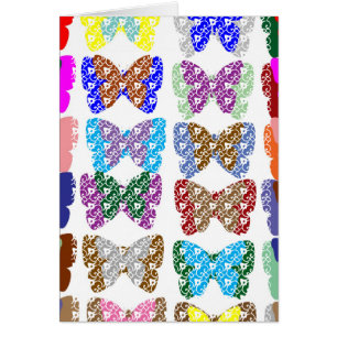 Butterfly  Pattern Jewel- Add Text or Image