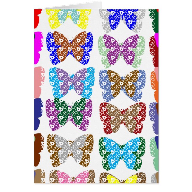 Butterfly  Pattern Jewel- Add Text or Image (Front)