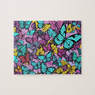 Butterfly Pattern Jigsaw Puzzle