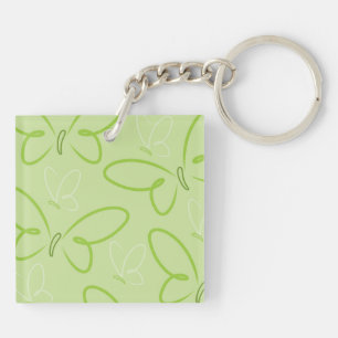 Butterfly pattern key ring