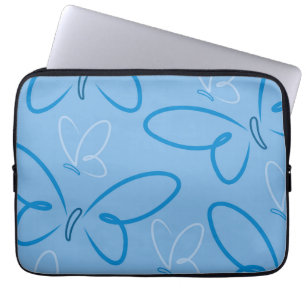 Butterfly pattern laptop sleeve
