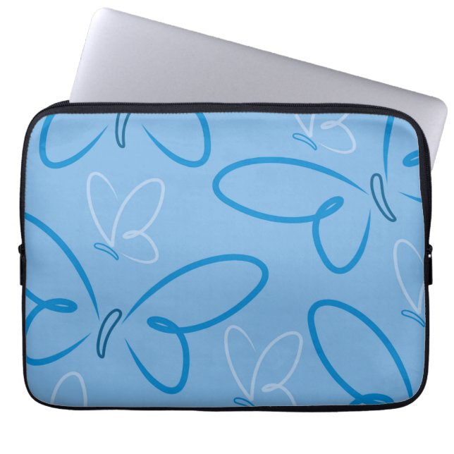 Butterfly pattern laptop sleeve (Front)