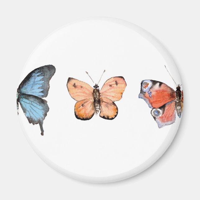 Butterfly Pattern Magnet (Front)