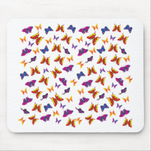 Butterfly Pattern Mouse Pad