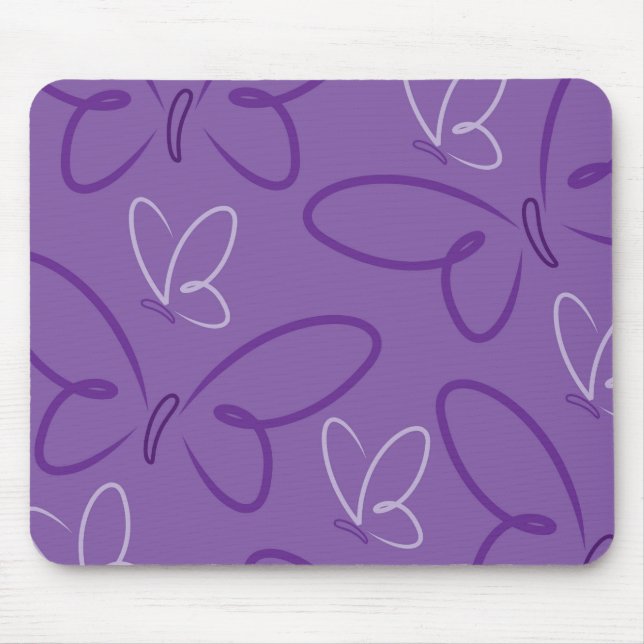 Butterfly pattern mouse pad (Front)