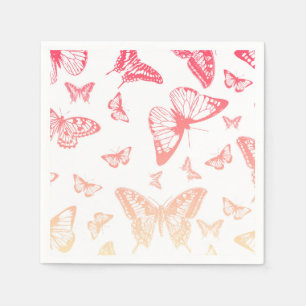 Butterfly Pattern Napkin