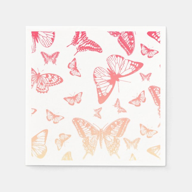 Butterfly Pattern Napkin (Front)