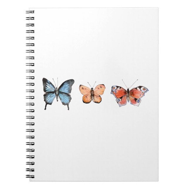 Butterfly Pattern Notebook (Front)