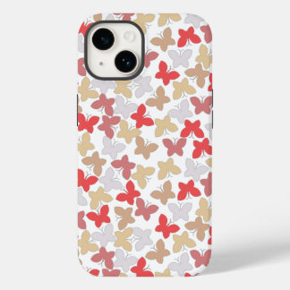 Butterfly Pattern Pastel Case-Mate iPhone 14 Case