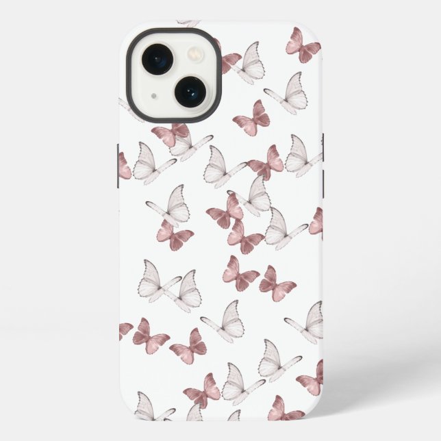 Butterfly Pattern Phone Case (Back)