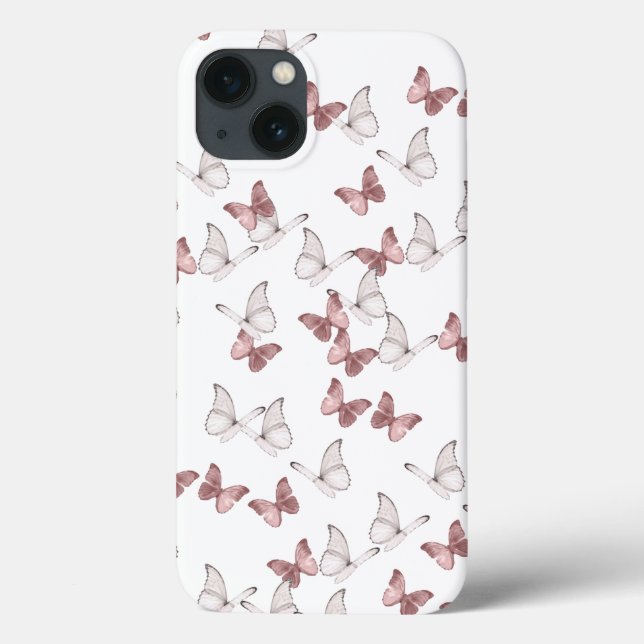 Butterfly Pattern Phone Case (Back)