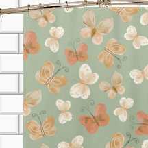 Butterfly Pattern Sage Green