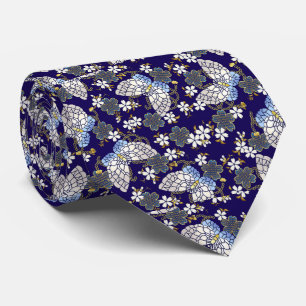 Butterfly pattern tie