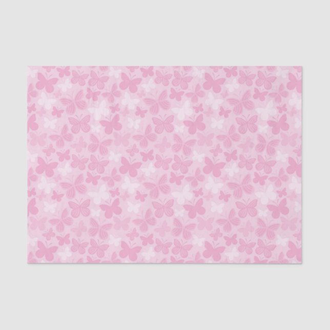 Butterfly pattern tissue paper (Front)