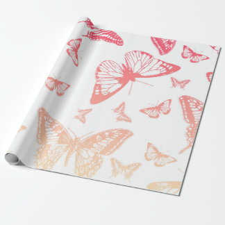 Butterfly Pattern Wrapping Paper