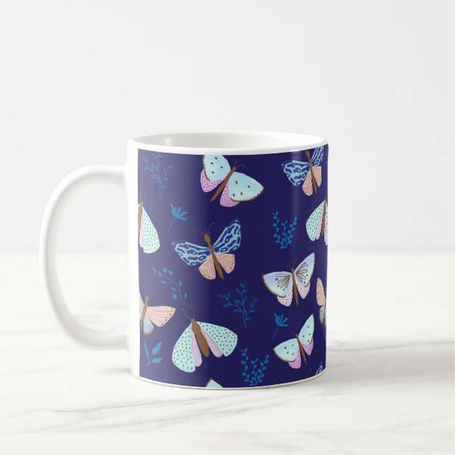 Butterfly Patterned Mug (Left)