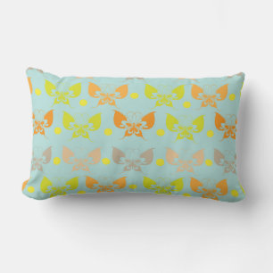 Butterfly patterns lumbar cushion
