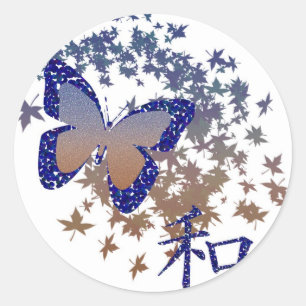 Butterfly Peace Stickers