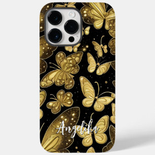 Butterfly Personalised Name Sherpa Blanket Case-Mate iPhone 14 Pro Max Case