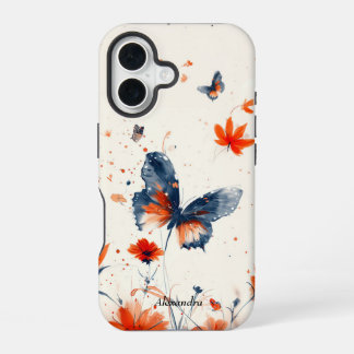 Butterfly, personalized iPhone 16 case
