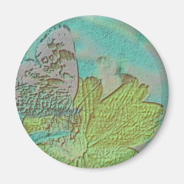 Butterfly Picture Magnet (Front)