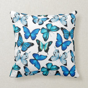 Butterfly pillow (White)