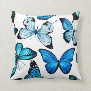 Butterfly pillow (White)