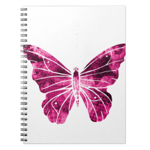 Butterfly Pink Clipart Cute Flying Wings Nature 1. Notebook