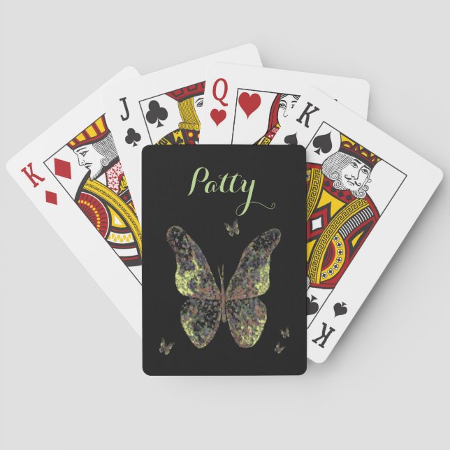 Butterfly Playing Cards for Patty (Back)
