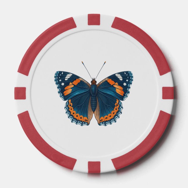 Butterfly Poker Chips (Front)