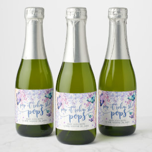 Butterfly Pop It When She Pop Mini Champagne Label