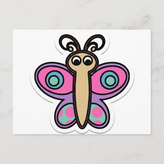 butterfly postcard (Front)