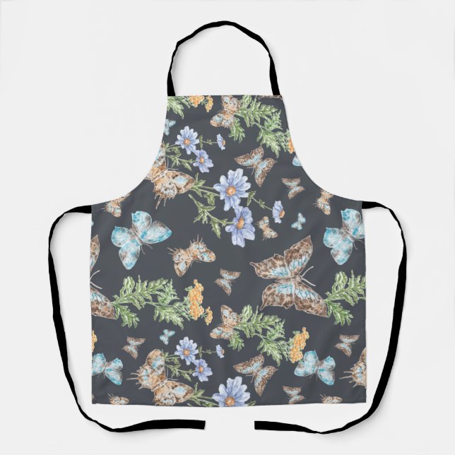 Butterfly Preschool Art Apron (Front)
