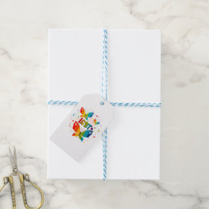 Butterfly Pride Love is Love LGBT Awareness Gift Tags