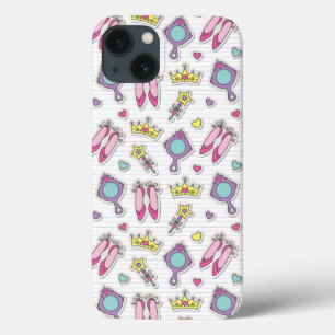 butterfly princess pattern iPhone 13 case