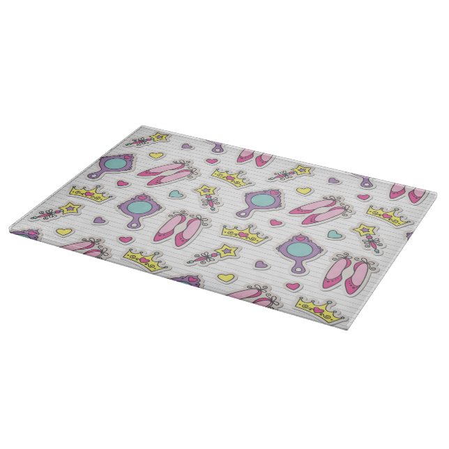 butterfly princess pattern cutting board (Corner)