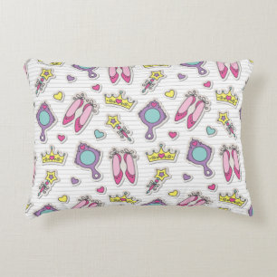 butterfly princess pattern decorative cushion