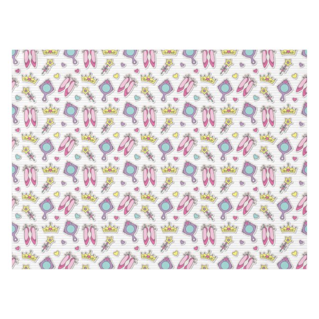 butterfly princess pattern tablecloth (Front (Horizontal))