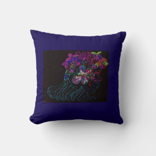 Butterfly Princess Throw Pillow