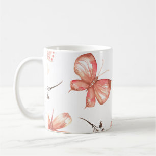 Butterfly Print Coffee Mug