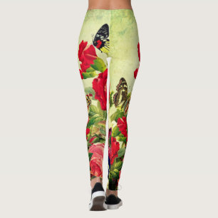 BUTTERFLY PRINTED LEGGINGS