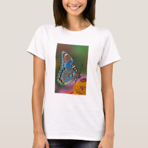 Butterfly profile on a flower T-Shirt