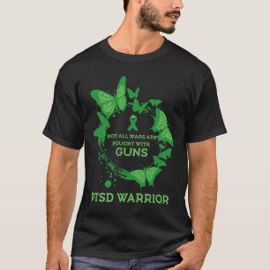 Butterfly Ptsd Quote Depression Prevention Us Army T-Shirt