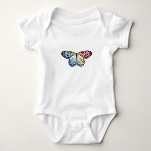 Butterfly Rainbow Baby Bodysuit