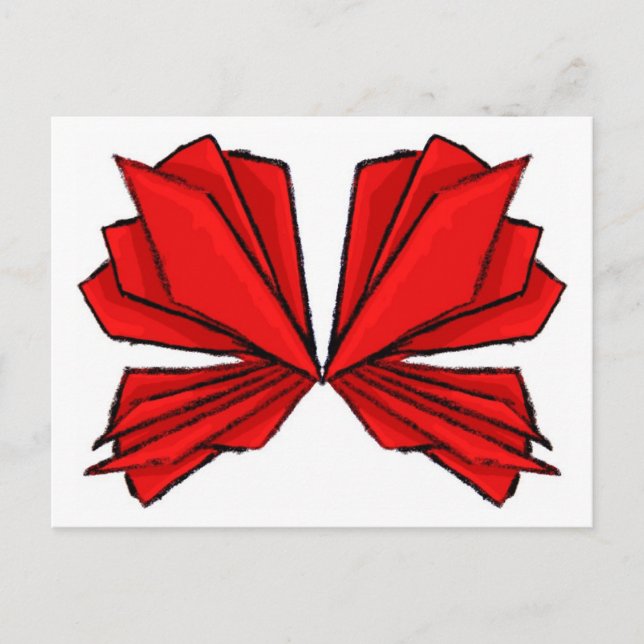 Butterfly Red II Postcard (Front)